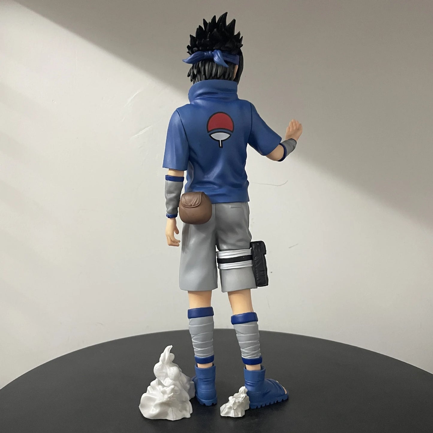 26cm Uzumaki Naruto Action Figure Gk Shippuden Uchiha Sasuke Figures Fire Country Model Standing PVC Toys Collection Gift
