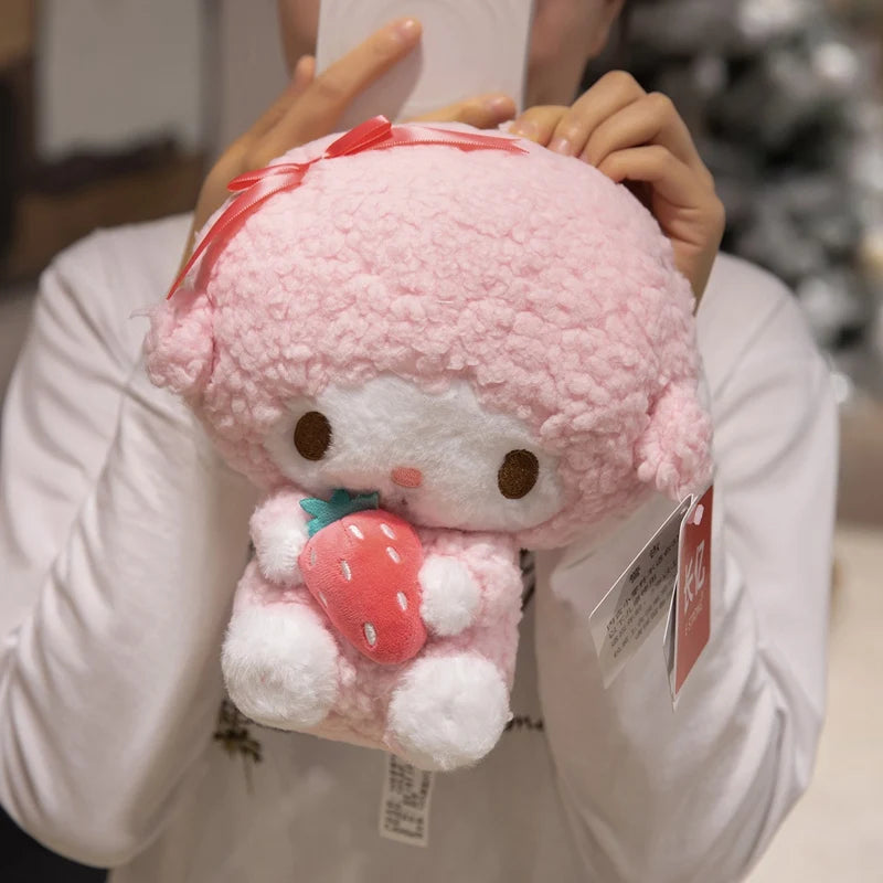 Sanrio Piano Plush Doll Bag Pendant Cute Sheep Toy Genuine Cartoon Anime Coin Purse Keyrchain Kids Birthday Xmas Gifts