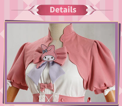 UWOWO Collab series: Game Identity Crossover II Cheerleader Cosplay Costume Pink Costume