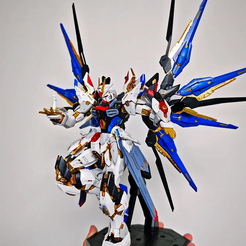 In Stock PIANXIN Strike Freedom MG 1/100 MGEX Action Figure Assembly Model Kit Midnight Coating Model Mecha Toys Kids Gift
