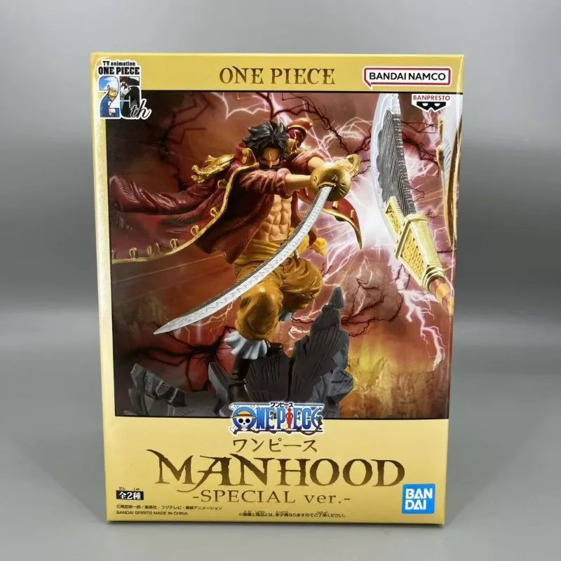 One Piece Whitebeard vs Gol D. Roger Action Figure Banpresto Manhood Special Dynamic Battle Anime Collectible Statue