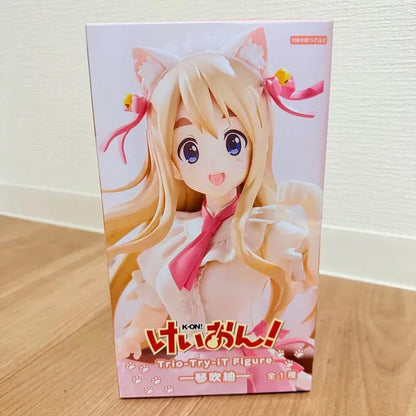 FuRyu K-ON Trio PVC Anime Figure Model 21-22CM - Kotobuki Tsumugi