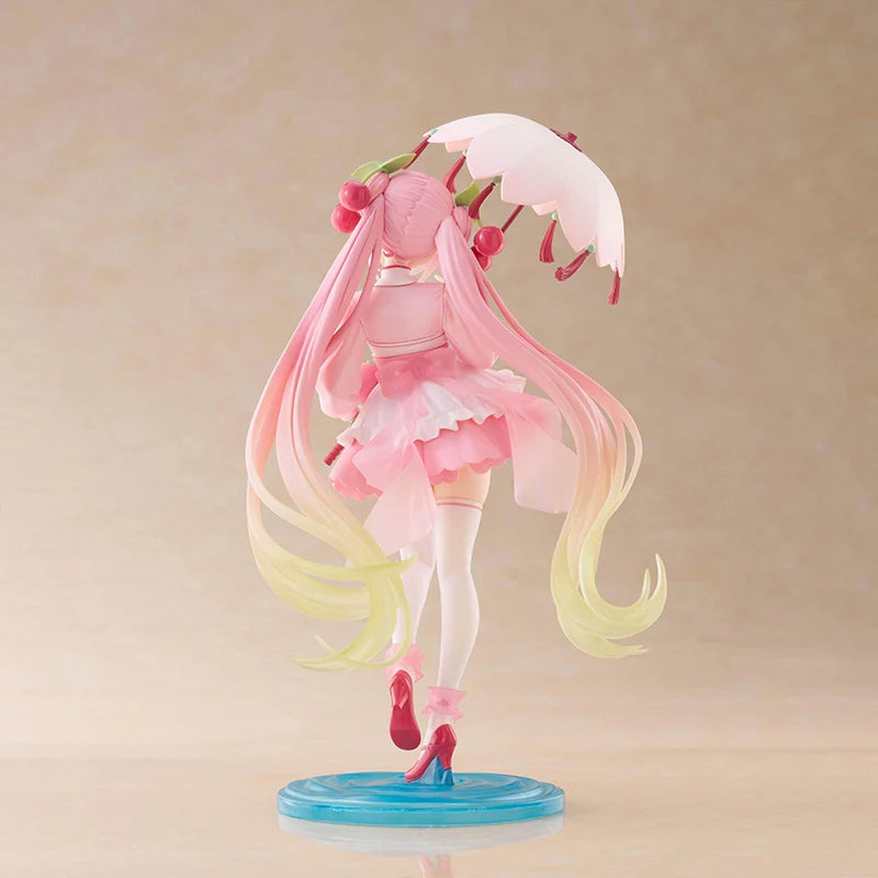 Bandai Hatsune Miku Sakura Dress Ver. 21CM PVC Model