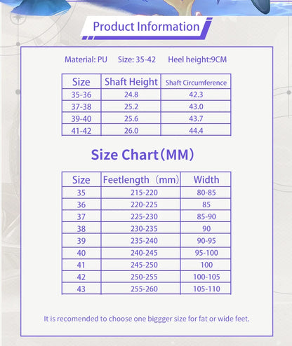 UWOWO Hysilens Shoes Game Honkai Star Rail Hysilens Cosplay Shoes 35-42 Halloween Shoes