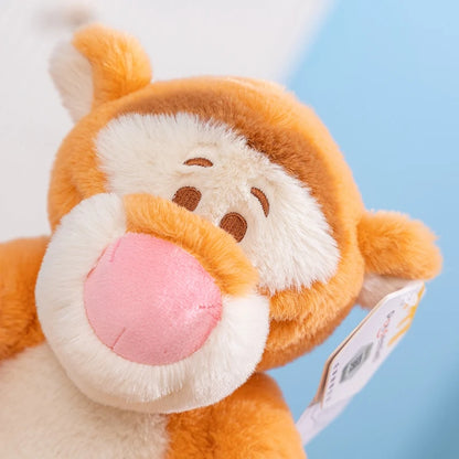 Disney Original Lovely Tigger Eeyore Plush Toy With Magnet Stuffed Shy Pooh Bear Piglet Doll Soft Anime Plushies Birthday Gifts