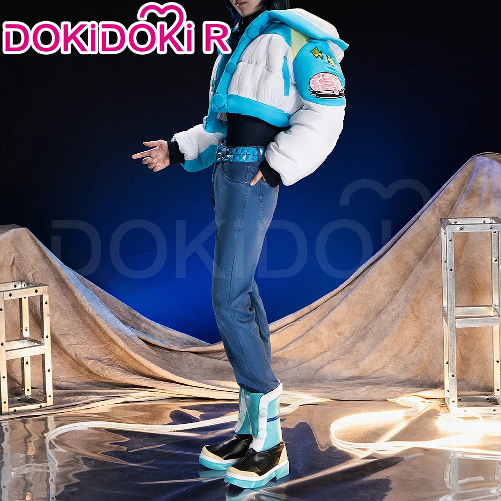 IN STOCK Seragaki Aoba Cosplay Costume Game Dramatical Murder【XS-2XL】DokiDoki-R Halloween Coat Seragaki Belt Plus Size