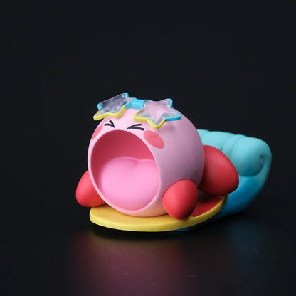 Hot 6Pcs/Set Star Kirby Anime Figure Toys with Kirby Cartoon PVC Cute Action Figure Doll Toy Gift