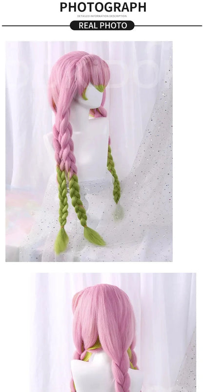IN STOCK Tanjirouu Nezukoo Zenitsuu Mitsurii Shinobu Akazaa Wig Cosplay AnimeDokiDoki Women Tamayoo Hairpin Demon Free Wig Cap