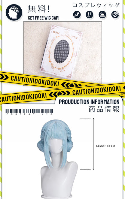 IN STOCK Ineffa Nefer Jahoda Flins Wig Game Genshin Impact DokiDoki Men Gradient Deying Hair Flins Cosplay Free Cap Halloween