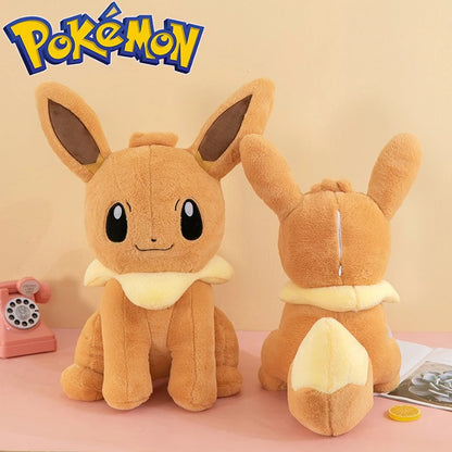 45/55/75CM Big Size Pokemon Eevee Plushies Kawaii Cartoon Anime Plush Soft Pillow Doll Stuffed Plushies Ornament Children's Gift