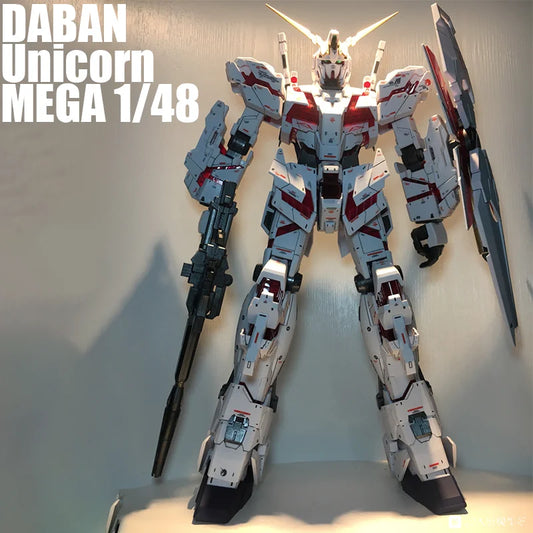 In Stock DABAN Unicorn MEGA 1/48 Destroy Mode Destruction Assembly Model Kit Action Figure Plasitc Model Kit Collection Toys
