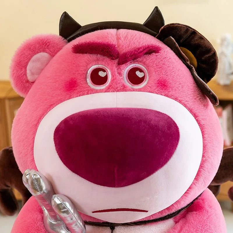 45/60/75cm Big Size Lotso Disney Anime Plush Stuffed Doll Kawaii Room Decor Plushies Children Cartoon Pillow Holiday Gifts