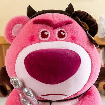 45/60/75cm Big Size Lotso Disney Anime Plush Stuffed Doll Kawaii Room Decor Plushies Children Cartoon Pillow Holiday Gifts
