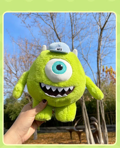 40/60CM Big Size Mike Wazowski Disney Anime Plush Stuffed Doll Kawaii Room Decoration Plushies Pillow Ornaments Holiday Gifts