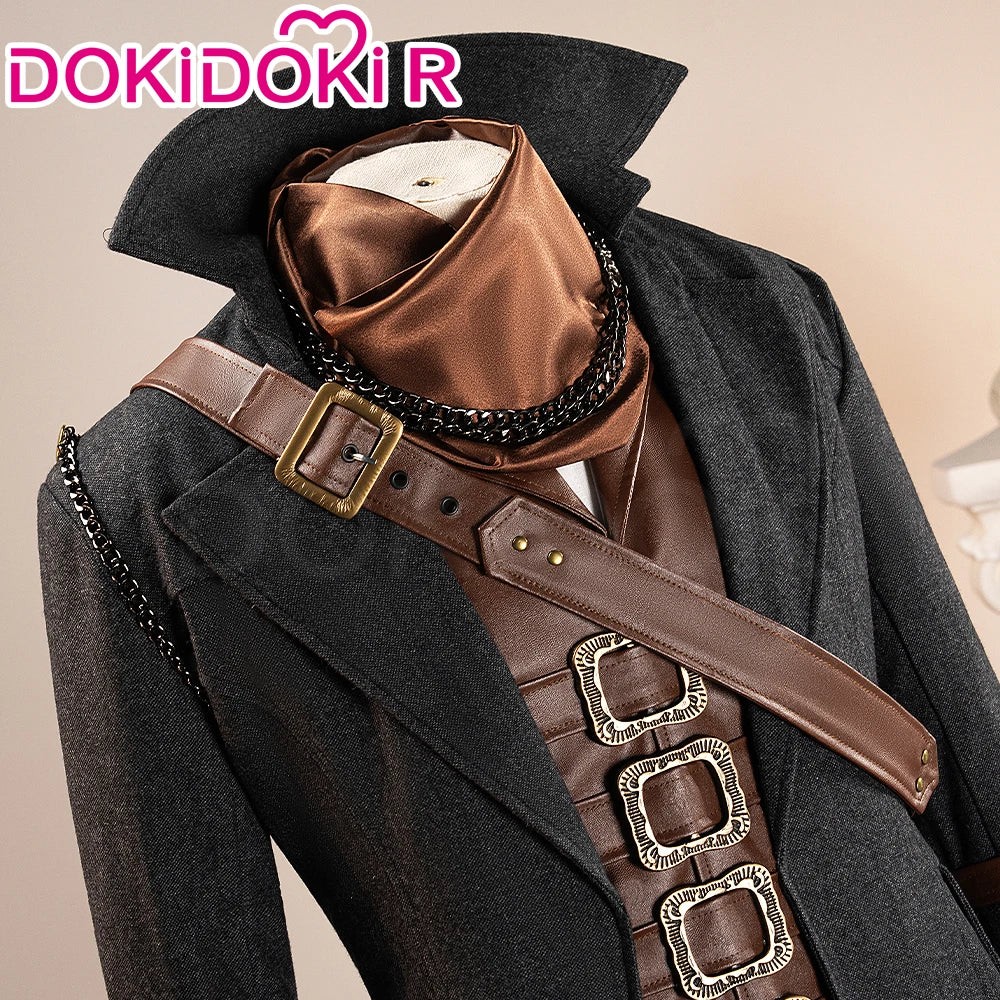 Gehrman Cosplay Costume Game Bloodborne Cosplay【XS-3XL】DokiDoki-R Men Hunter Halloween Costume Gehrman Hat Plus Size