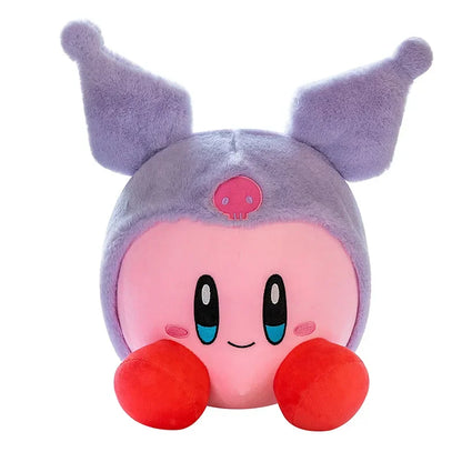60cm Big Size Kirby Cosplay Sanrio Kuromianime Plush Stuffed Doll Room Plushies Pillow Cute Ornaments Children's Holiday Gifts