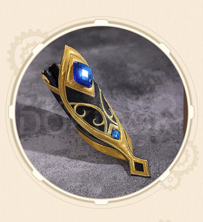 IN STOCK Navia Cosplay Costume Game Genshin Impact DokiDoki-SR Women Halloween Costume Metal Accessories Medieval Navia Wig