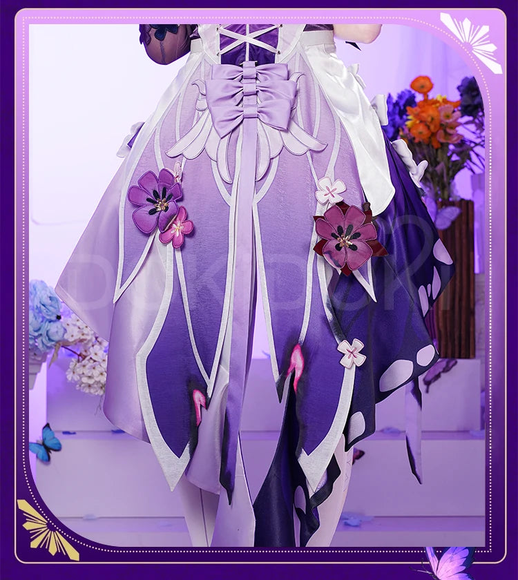 Castorice Cosplay Costume Game Honkai:Star Rail DokiDoki-R Women Castorice Purple Dress Cosplay HSR