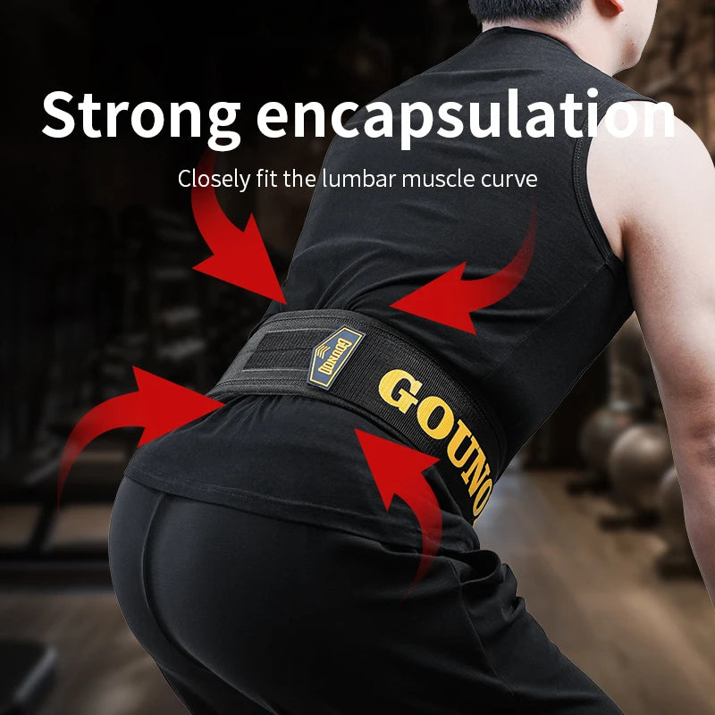 Gounod Weight Lifting Belt for Squats Deadlifts Powerlifting Fitness Support Men Women