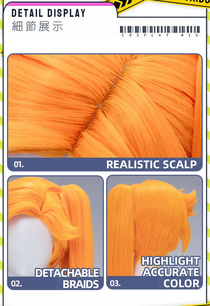 Alice Auriana Wig Anime LoliRock Cosplay Wig DokiDoki Women Pink Orange Long 100cm Curly Alice Cosplay Hair Free Wig Cap