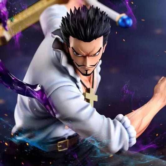 23cm One Piece Dracule Mihawk Figures Mi Hawk Anime Figure Action Figure Pvc Model Statue Collection Decoration Toys Gift Doll