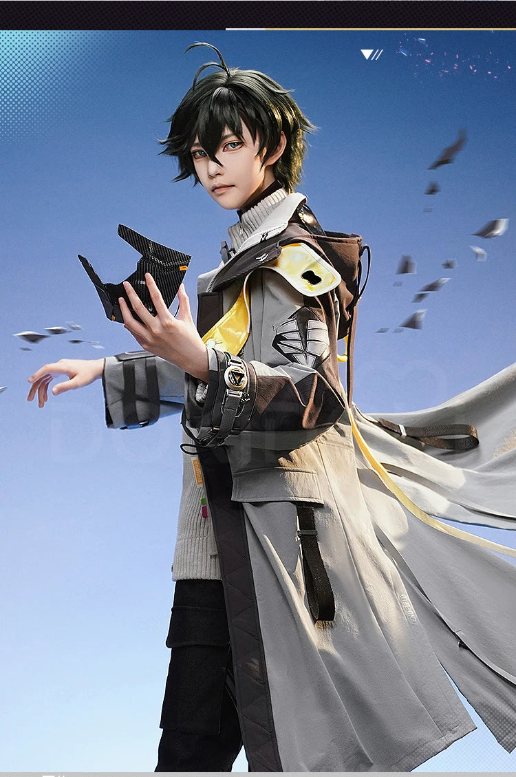 Endministrator A B Cosplay Costume Game Arknights DokiDoki-SR Men Endministrator Cosplay Mask Halloween