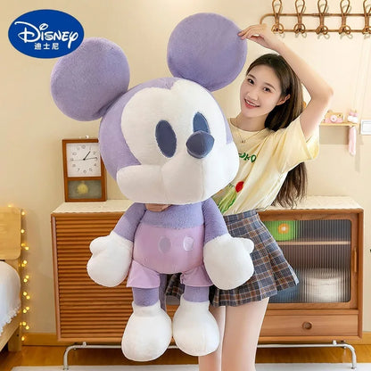 65/85/110cm Super Big Size Mickey Minnie Mouse Kawaii Anime Plush Stuffed Doll Disney Cartoon Plush Pillow Children Holiday Gift