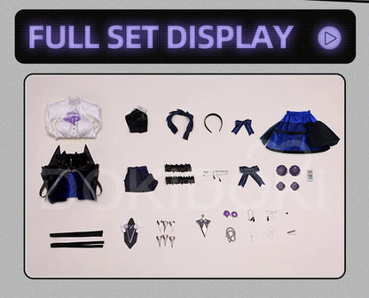 IN STOCK Vivian Banshee Cosplay Costume Game Zenless Zone Zero DokiDoki-SR Vivian Cosplay Metal Accessories ZZZ