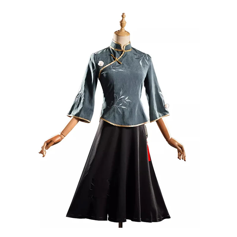 Identity V Antiquarian Qi Shiyi Costume Adult Polyester Set