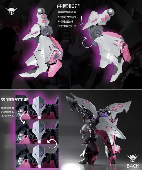 Yiya Model AMX-004 Qubeley 1/120 Scale Collectible Action Figure Kit Haman Karn U.C.0087 Anime Collectors Gift for Boy