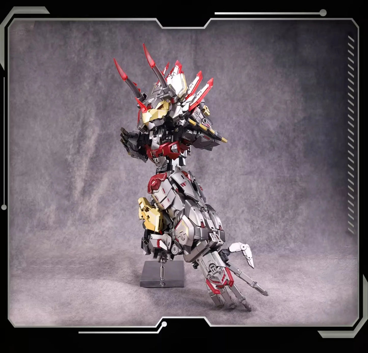 Breakhorn TA-LYL03 Legendary Class Alloy Frame Metal Skeleton Action Figure Fully Poseable Mecha Warrior Assembly Model Toy Gift