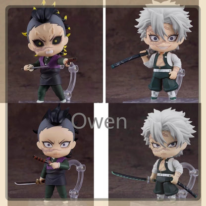 Cute Anime Demon Slayer Kimetsu No Yaiba Figurine Hashibira Inosuke Action Figures Clay Man PVC Model Statue Collection Toy Gift