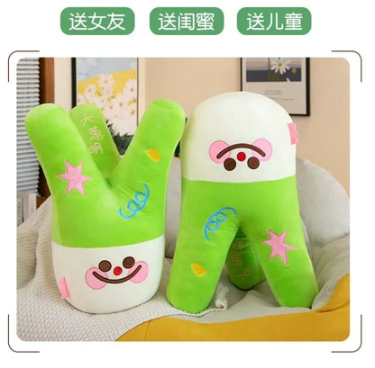 New 40-60cm Creative Cute Scallion Bright Pillow Large Cloth Doll Plush Toy Sleeping Doll Children's Girl Birthday Gift