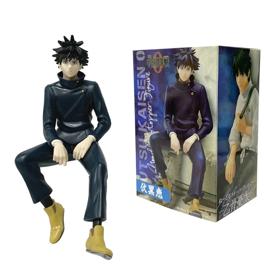 17cm Jujutsu Kaisen Anime Figure Noodle Stopper Gojo Satoru Action Figure Fushiguro Megumi Figurine PVC Collection Model Toys
