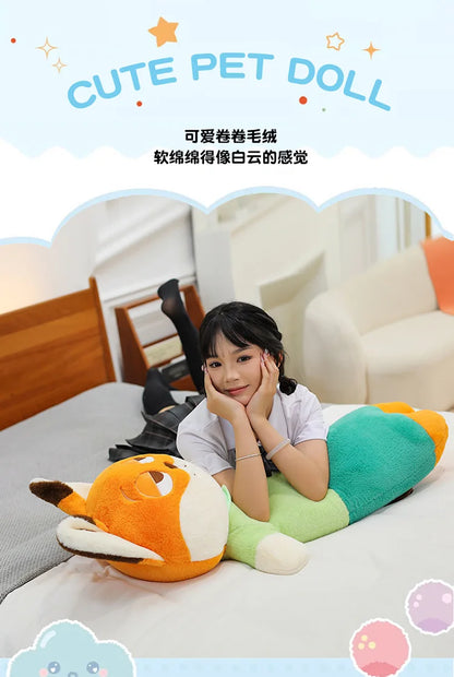 70/90/110cm Big Size Zoo Tropolis Nick Wilde Judith Laverne Hopps Disney Anime Plush Stuffed Doll Pillow Plushies Ornaments Gift