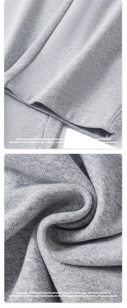 ZODF 2025 Winter Man Basic 420gsm Straight Pants Unisex Loose Clean Fit Sport Trousers Brand Streetwears HY0061