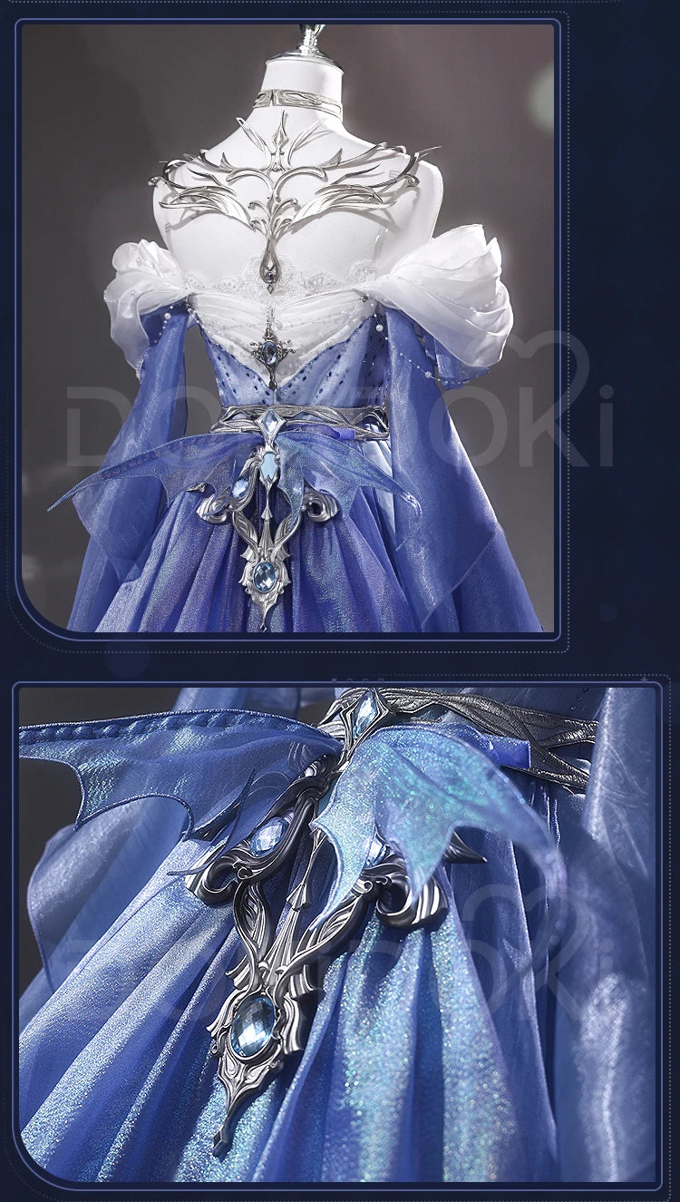 Heroine MC Deepsea Waves Cosplay Costume Game Love and Deepspace DokiDoki-SR Bride of the Sea God Rafayel Cosplay