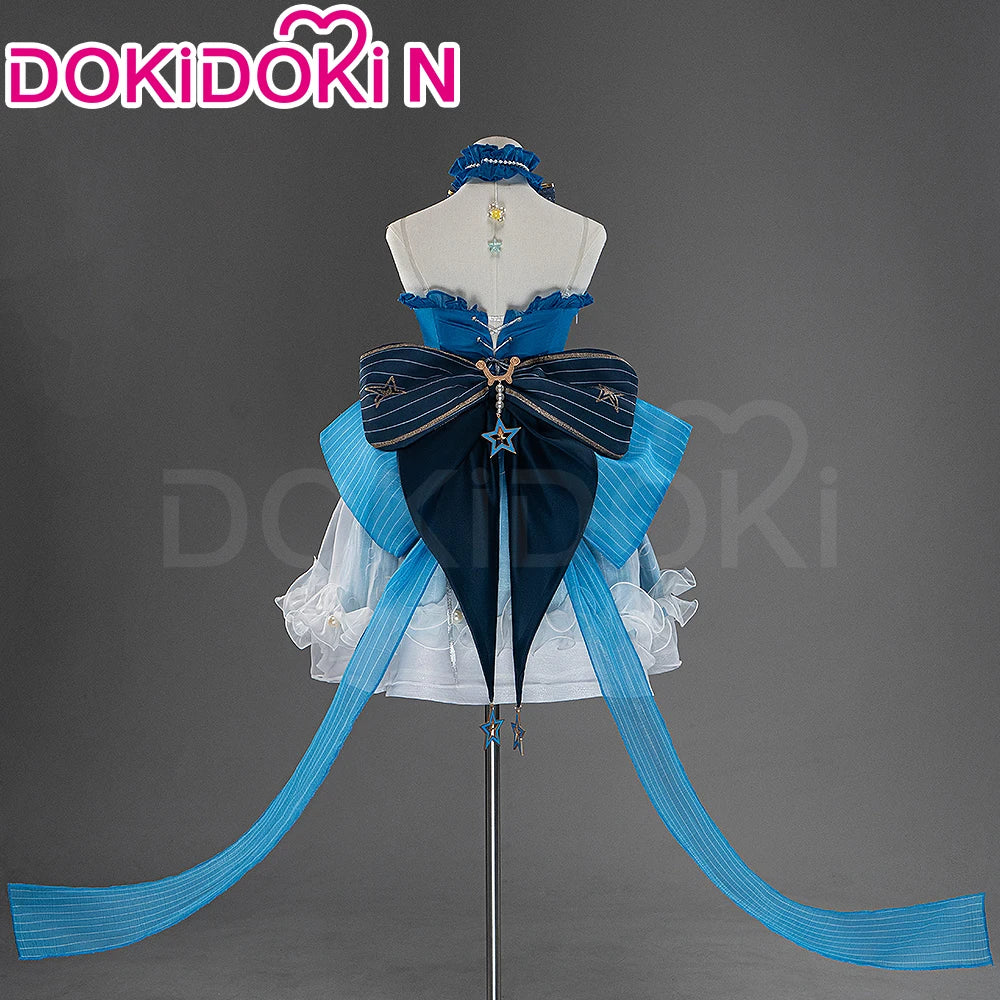 IN STOCK Nikki Cosplay Costume Game Infinity Nikki【S-3XL】DokiDoki-N Women Pink Blue Dress Nikki Cosplay Plus Size