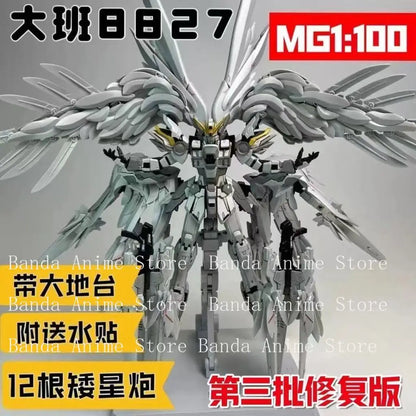 Daban 8827 MG 1/100 Wing Snow White Prelude Fix Model Kit XXXG-00YSW Assembly Action Figure Plastic Custom Toy