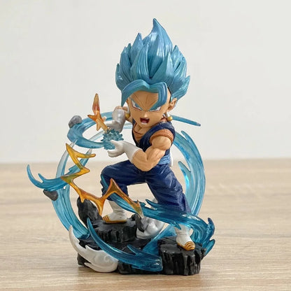 Hot Dragon Ball Z Anime Figure Q Version Vegeta 11CM Action Figure Collection Figurine Model Toys For Children's Gifts