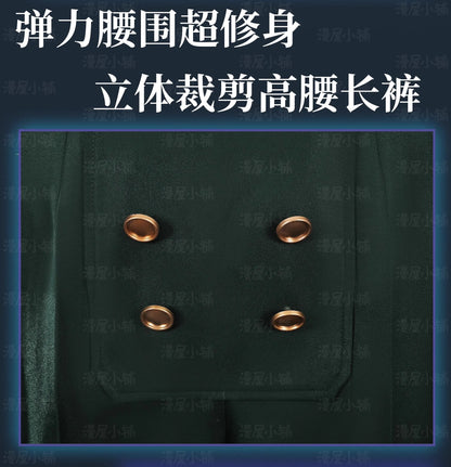 Identity V Knight Cosplay Costume Wig Uniform Richard Sterling Glasses Roy Ramit Halloween Party for Women Men Carnival Cos Prop