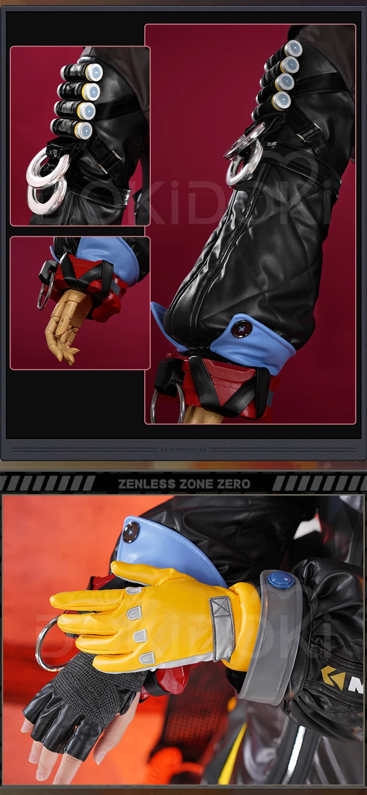 Orphie Cosplay Costume Game Zenless Zone Zero【S-2XL】DokiDoki-R Women Costume ZZZ Orphie Cosplay Suit Tail Halloween Plus Size