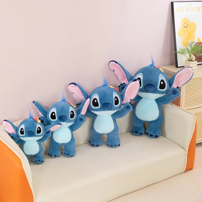 Disney 70cm Large Size Lilo&Stitch Plush Stuffed Doll Cartoon Animal Sleeping  Pillow Room Decoration Softmaterial Toy for Gift