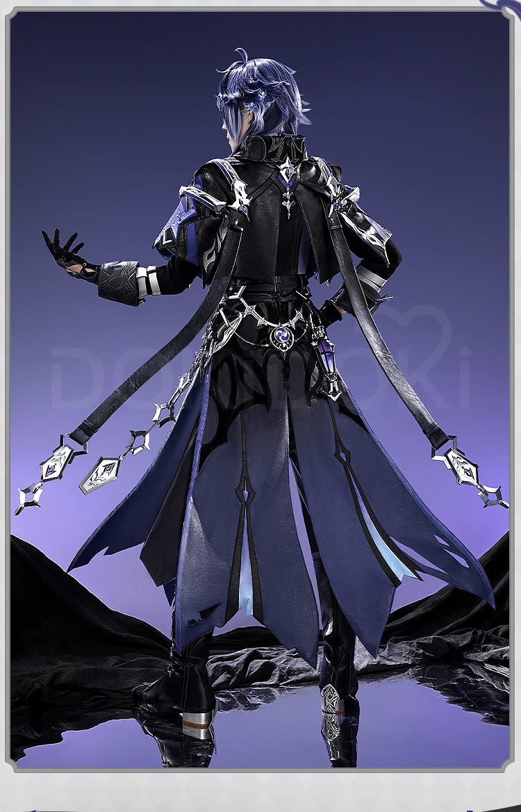 Flins Cosplay Costume Game Genshin Impact【S-3XL】DokiDoki-SR Kyrll Chudomirovich Flins Cosplay Men Halloween Costume Plus Size