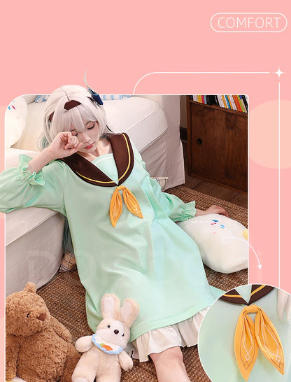 IN STOCK Robin Firefly Doujin Cosplay Costume Game Honkai: Star Rail DokiDoki-SR Women Summer Cute Pajamas