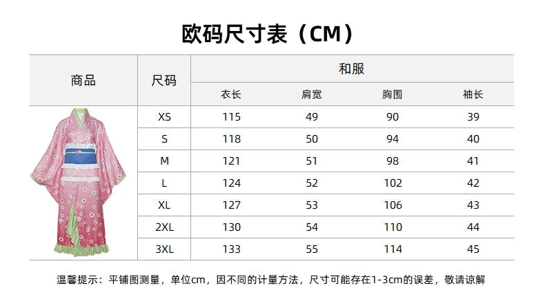 Kanroji Mitsuri Cosplay Costume Women Polyester Kimono Dress