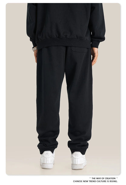 ZODF 2024 Autumn Winter Unisex Solid Sweatpants Heavyweight 440gsm Casual Loose Fit Sport Joggers HY0890