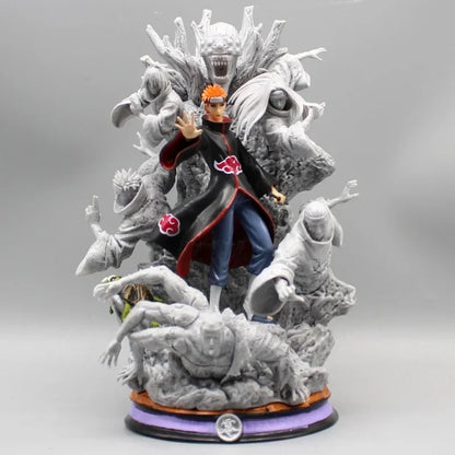 Naruto Anime Figure Akatsuki Pain 27cm Gk Figurine Pvc Statue Model Doll Ornament Collectible Desk Decora Toys Kids Xmas Gifts