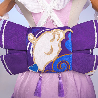 iCoser Genshin Impact Yumemizuki Mizuki Cosplay Costume Wig Dress Headwear Tail Natlan Halloween Party for Women Girls Cos Props