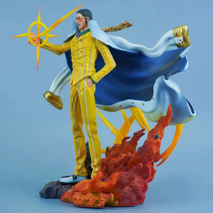27.5cm Anime One Piece Borsalino PVC Action Figure Statue Desktop Ornament Model Toy Gift - With Box